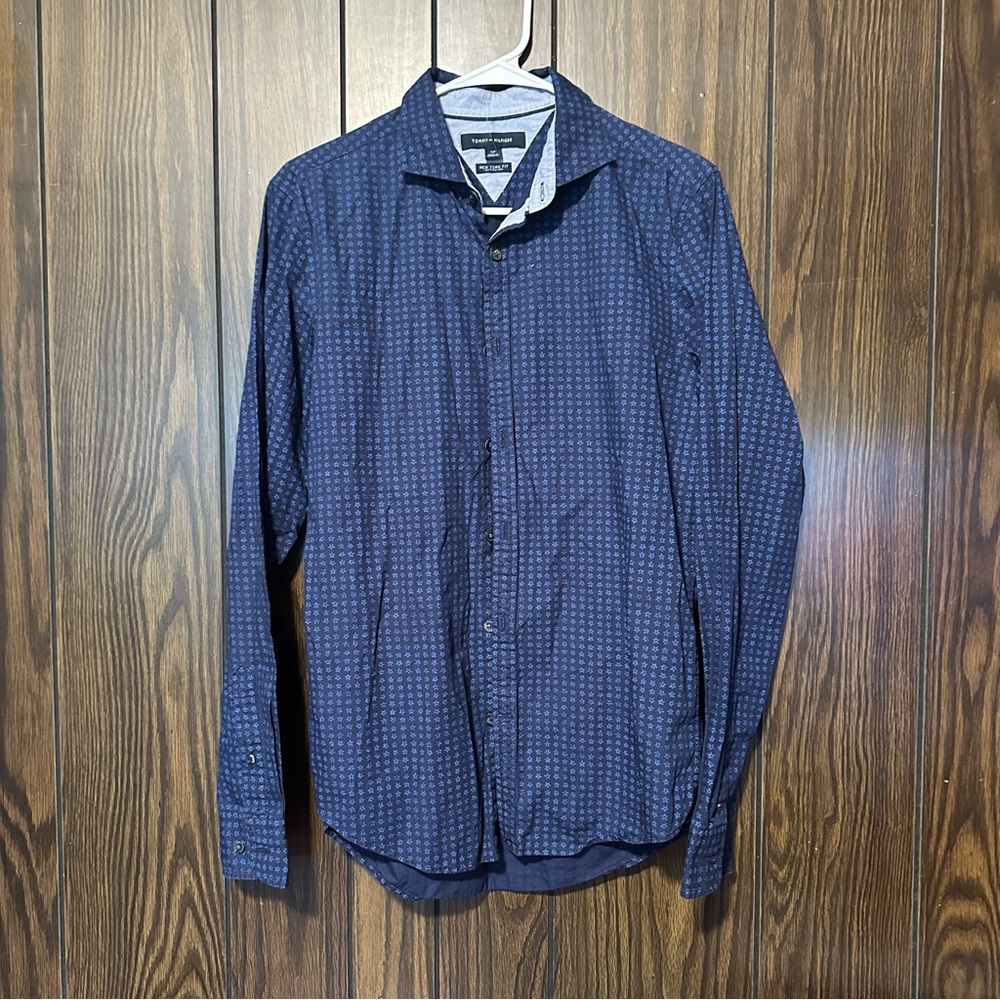 Tommy Hilfiger Navy Star Print Shirt
